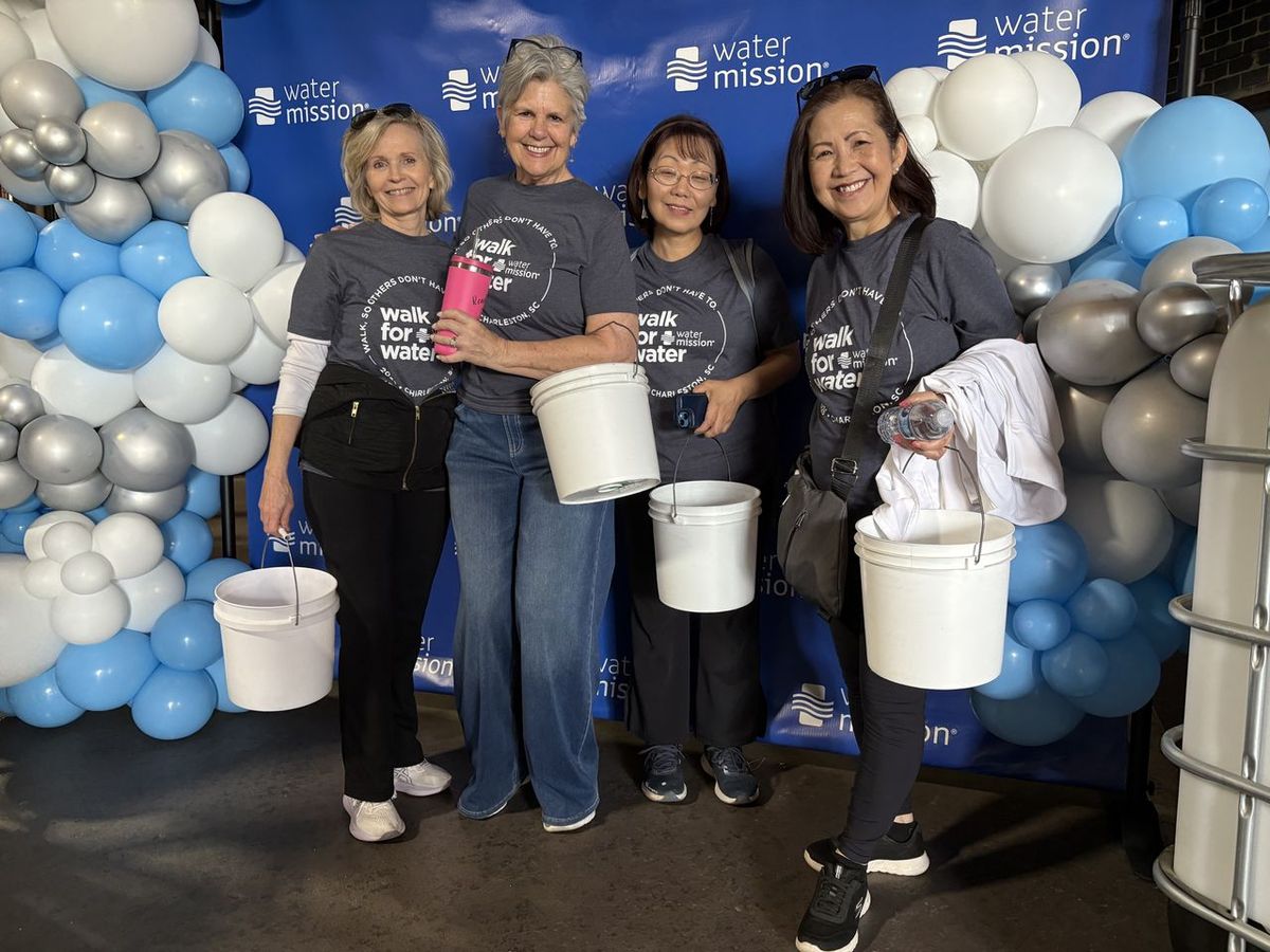 The Walk for Water team, all smiles